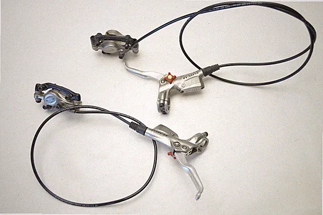 AVID JUICY SEVEN BICYCLE HYDRAULIC DISC BRAKE LEVERS & CALIPERS SETS