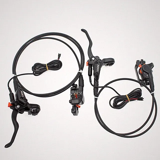 E-Bike Electric Folding Bicycle MTB Hydraulic Disc Brake Power Off for Driving