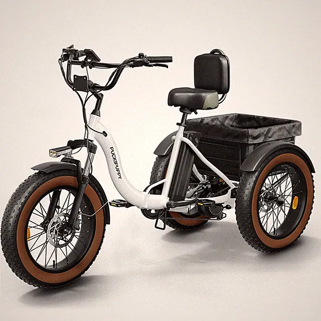 Electric Tricycle for Adults Fat Tire 3 Wheel Electric Trike 960W 55Miles E-Bike