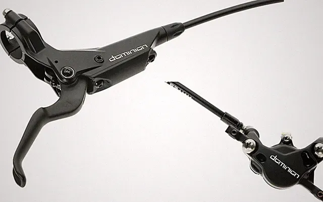 Hayes Dominion T2 Hydraulic Disc Brake & Lever - Carbon & Titanium