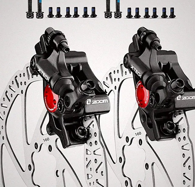Hycline Zoom HB-100 Hydraulic Disc Brake Caliper Set MTB Road E-Bike