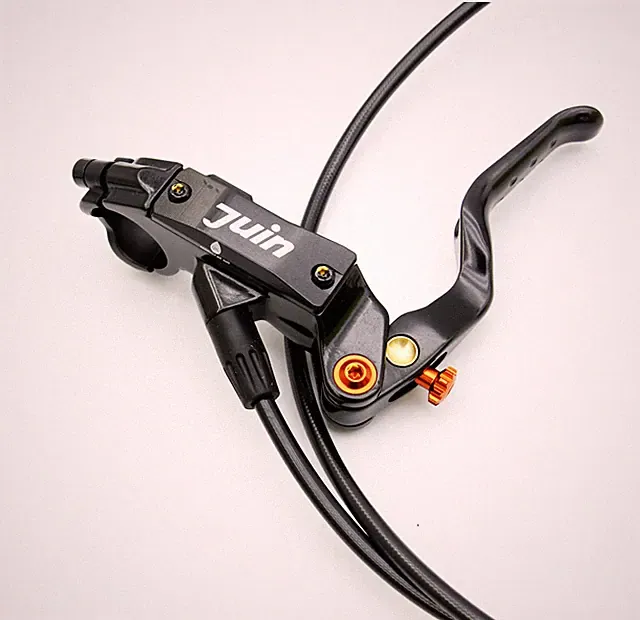 Juin Tech DB2 Full Hydraulic Disc Brake Set Black F/R 160mm Rotors for MTB XC