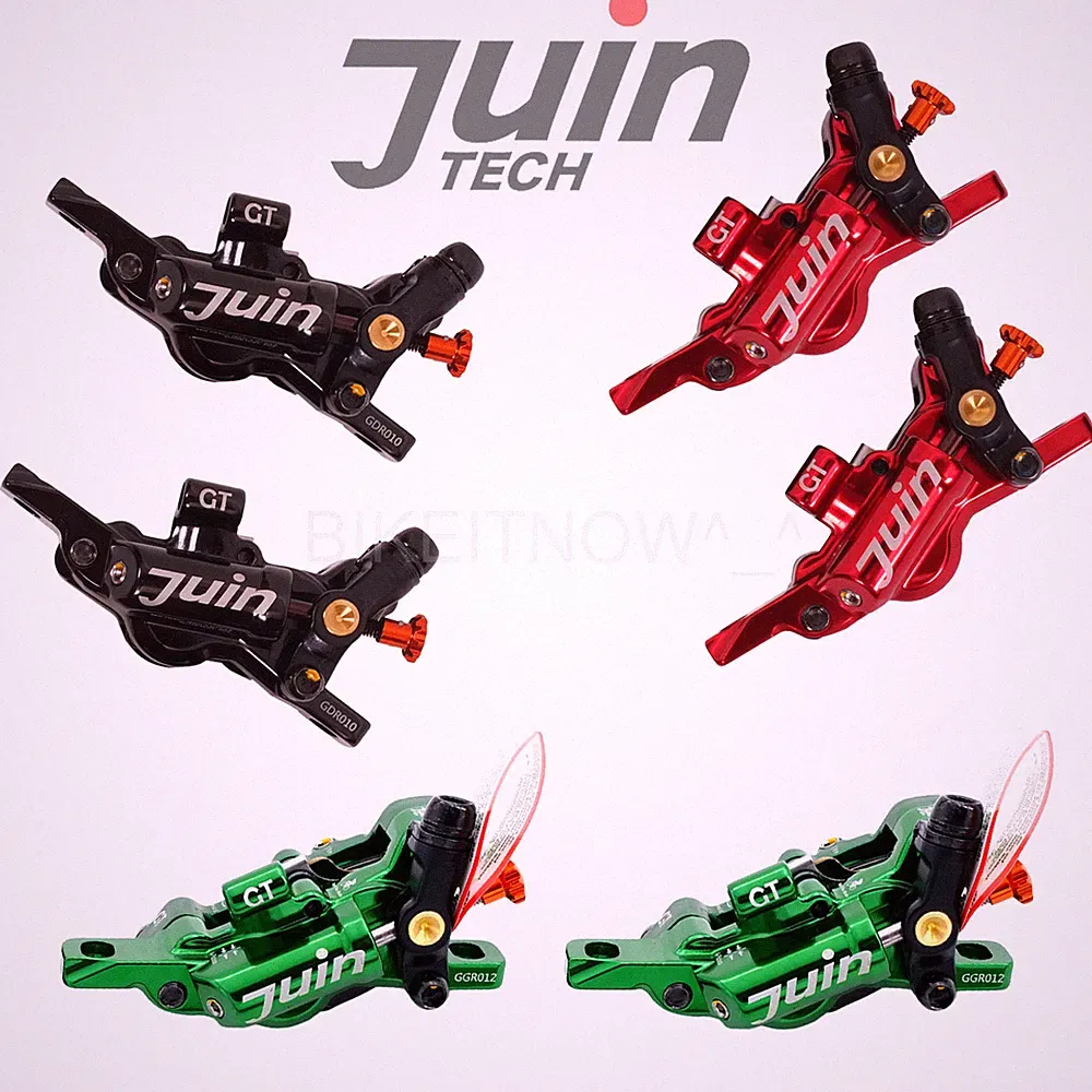 JUIN Tech GT-P 4 Pistons Ultra Light,Road,CX Bike Bicycle Disc Brake set Caliper
