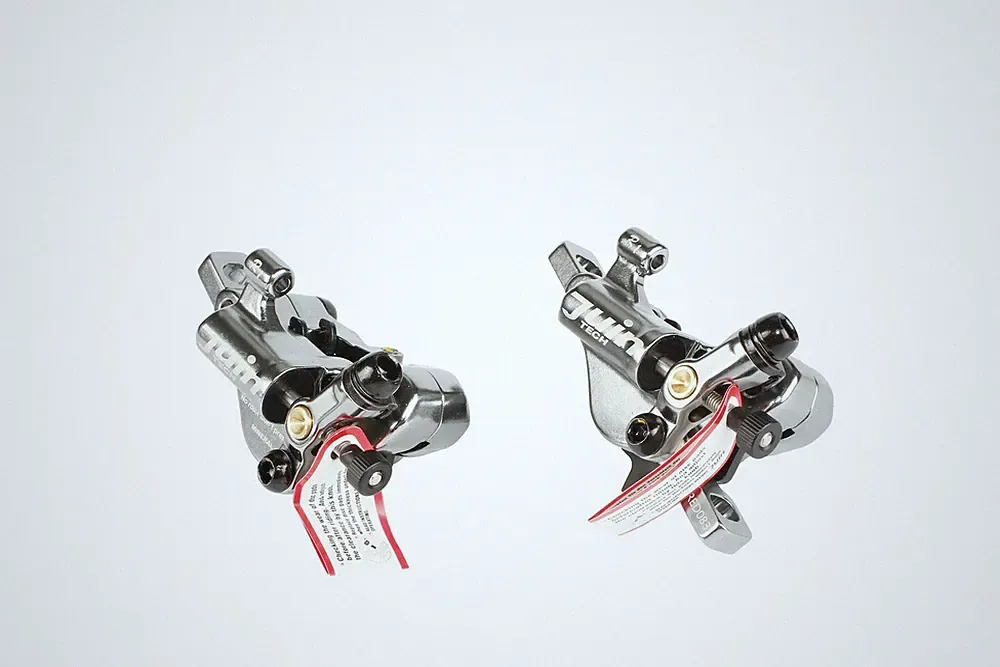 Juin Tech R1 Road Cyclocross Gravel Bicycle Hydraulic Disc Brake Set Gray