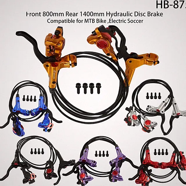 Mountain Bicycle Hydraulic Disc Brake Front 800mm/Rear 1400mm Hydraulic Brake