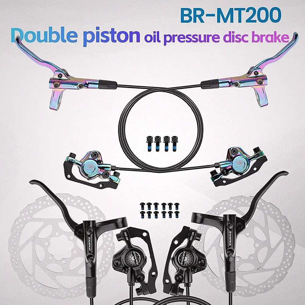 MTB Bike Hydraulic Disc Brake MTB Brake 2 Piston Travel 800/1600mm Bicycle Brake