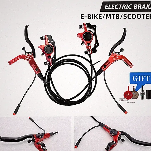 MTB E-Bike Hydraulic Disc Brake Set E-Scooter Power Control Shifter Disc Brakes