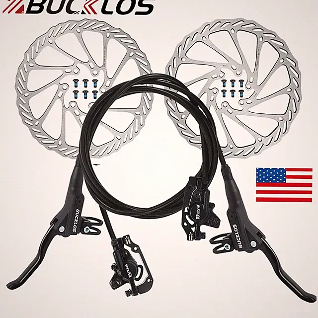 Pair Bike Hydraulic Disc Brake Set 160mm Rotor MTB Cycling Left Front Right Rear