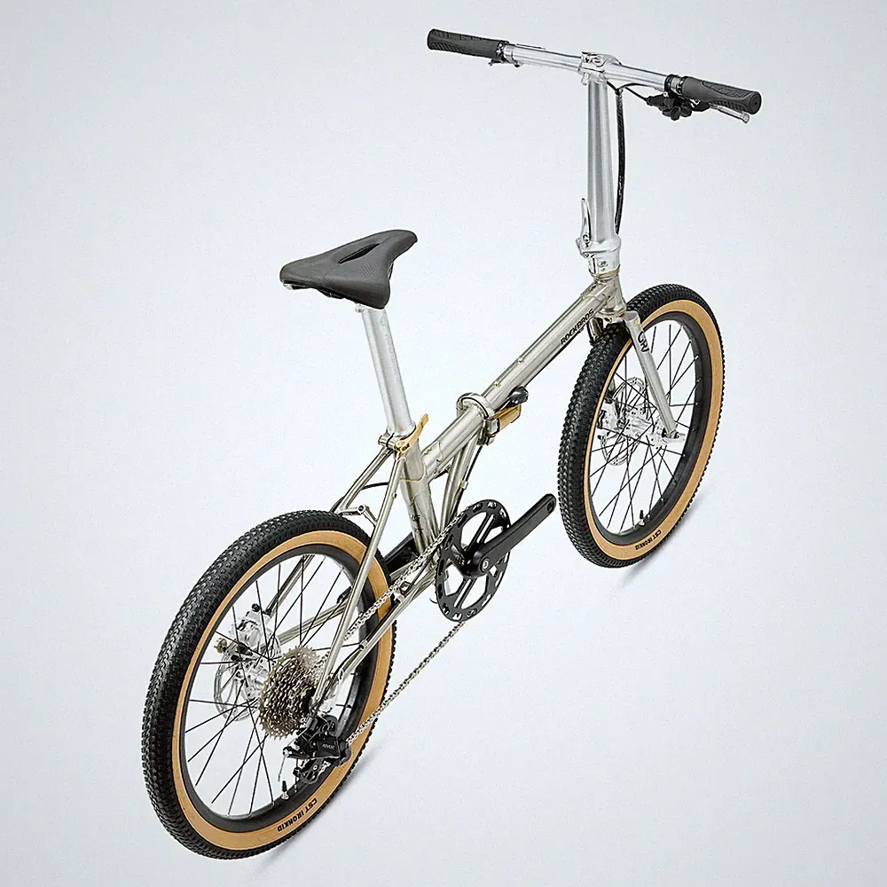 ROCKBROS Gravis 20"Folding Bike 9-Speed Hydraulic Disc Brake 4130 Steel Frame