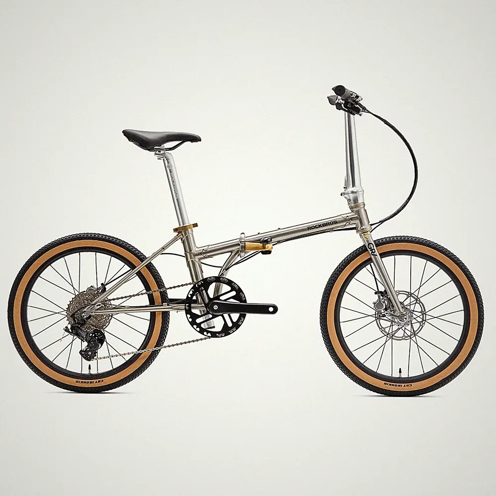 ROCKBROS Gravis 20inch Folding Bike 9-Speed Hydraulic Disc Brake 4130 Steel LUG