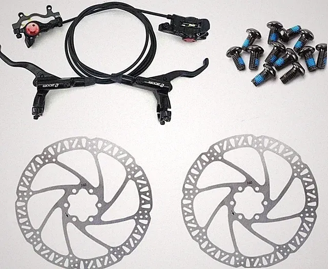 ZOOM HB875 Hydraulic Disc Brakes Levers Front Rear Disc Brake Set MTB & Rotors