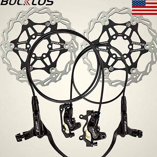 ZOOM HB876 4-Piston Hydraulic Disc Brake Mountain BMX Bike 160mm Floating Rotor